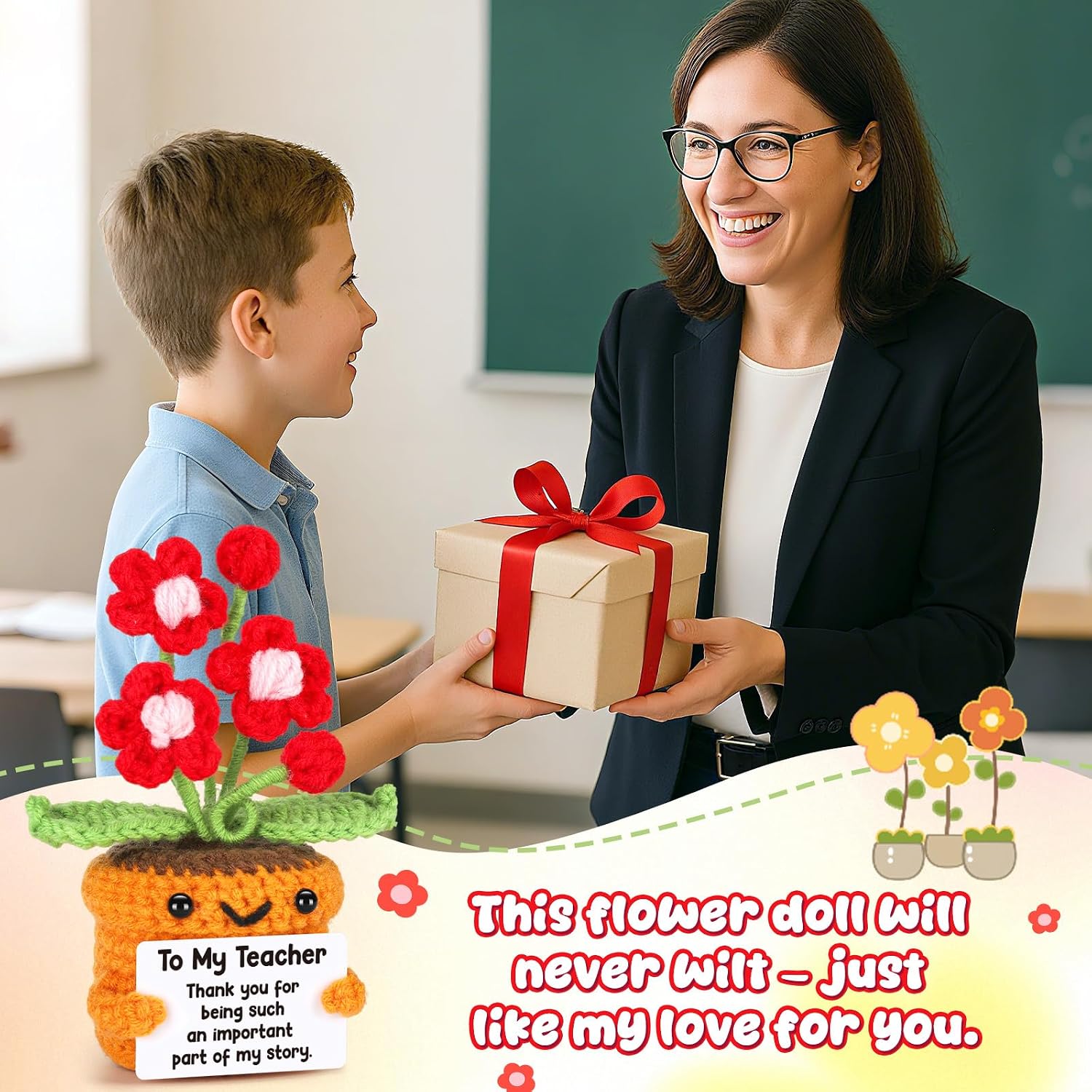 Thumbnail 4 de Teacher Appreciation Handmade Desk Decor for Teachers