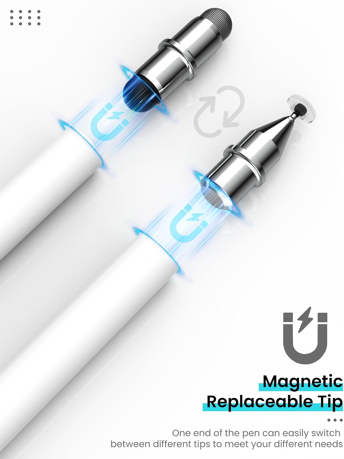 Detalle 2 de MEKO Stylus Pens 3‑in‑1 magnetic replacement tip