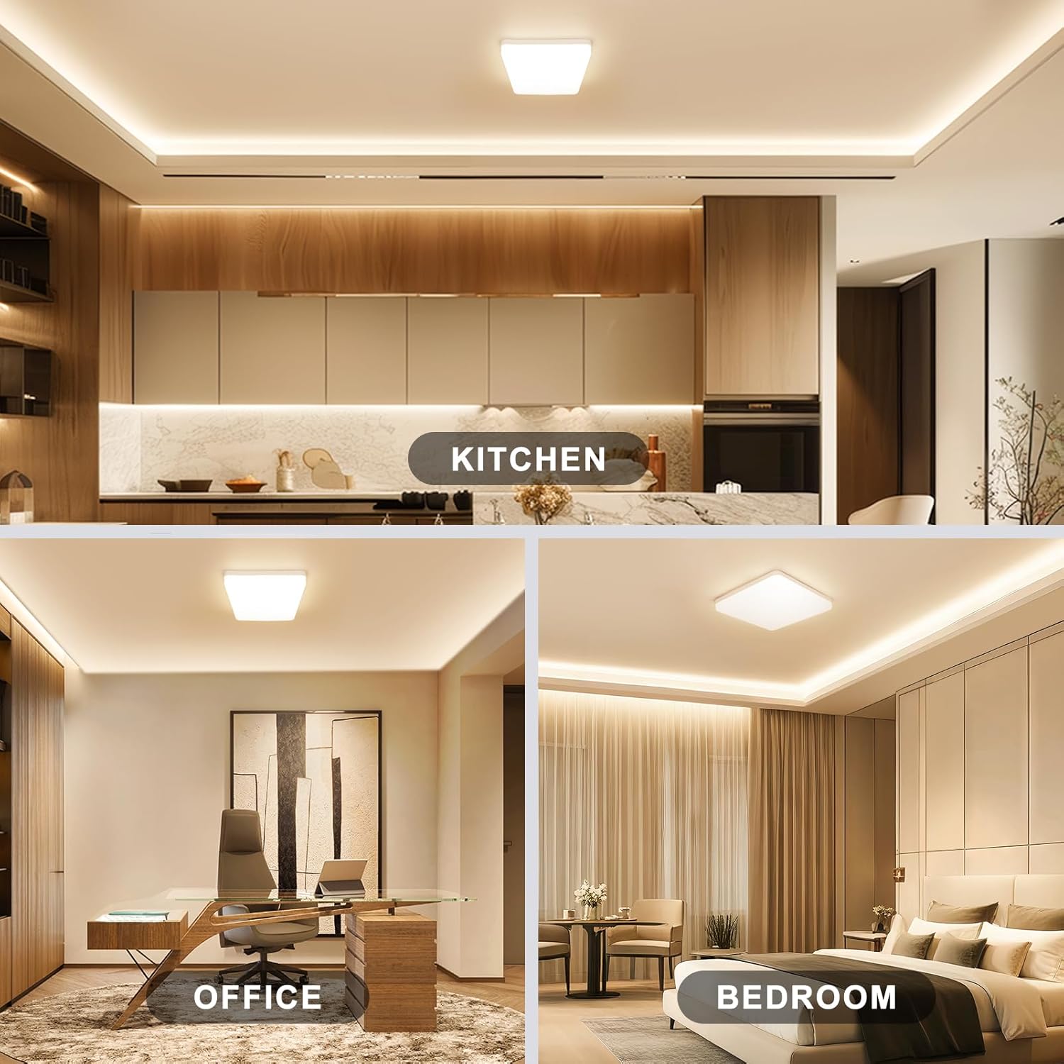 Thumbnail 5 de Kambo Lámpara de Techo LED 36W Blanca Cuadrada