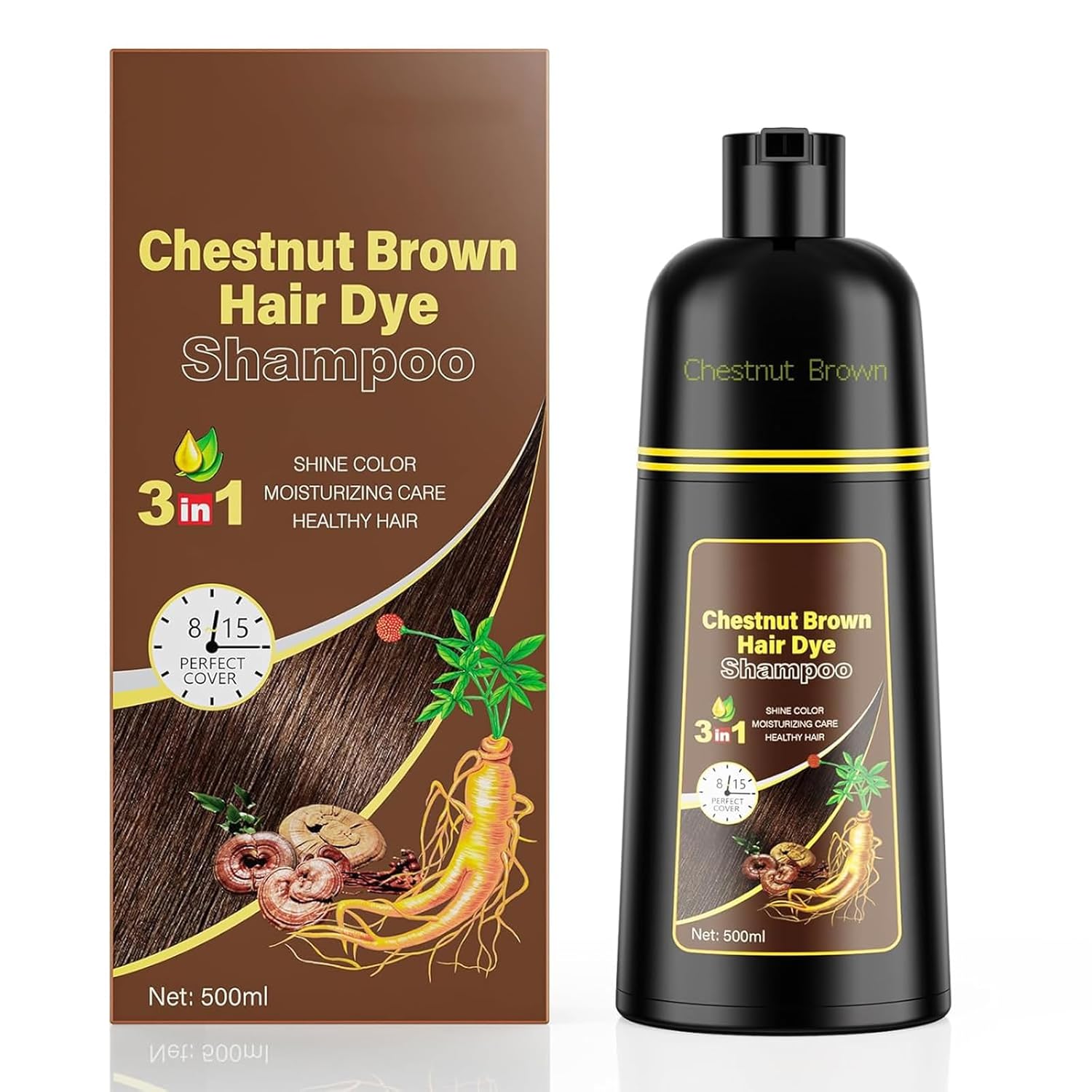 Thumbnail 6 de KINGMING 3-in-1 Black Hair Shampoo