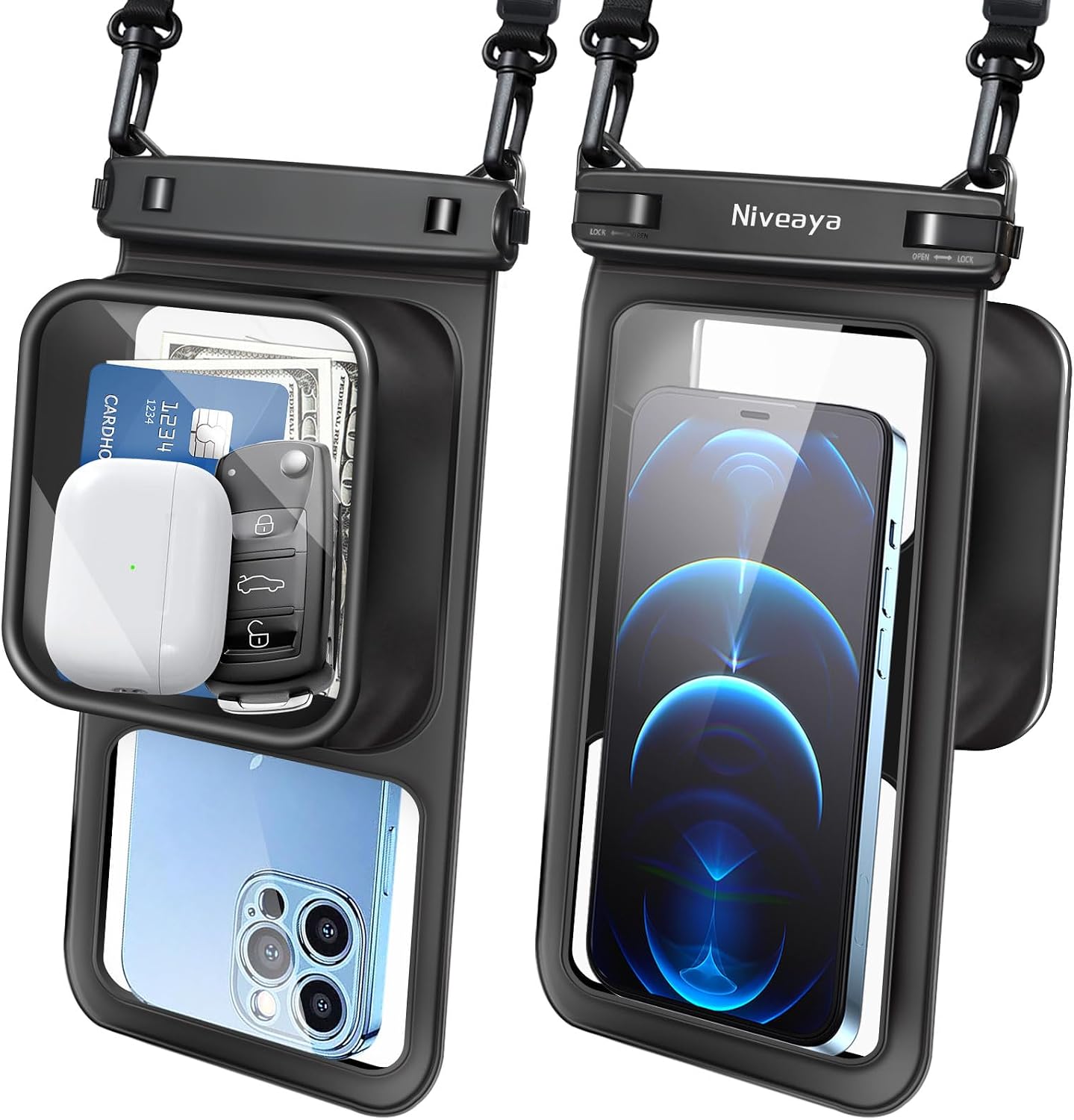 Detalle de Niveaya Floatable Waterproof Phone Pouch 8.5 inch
