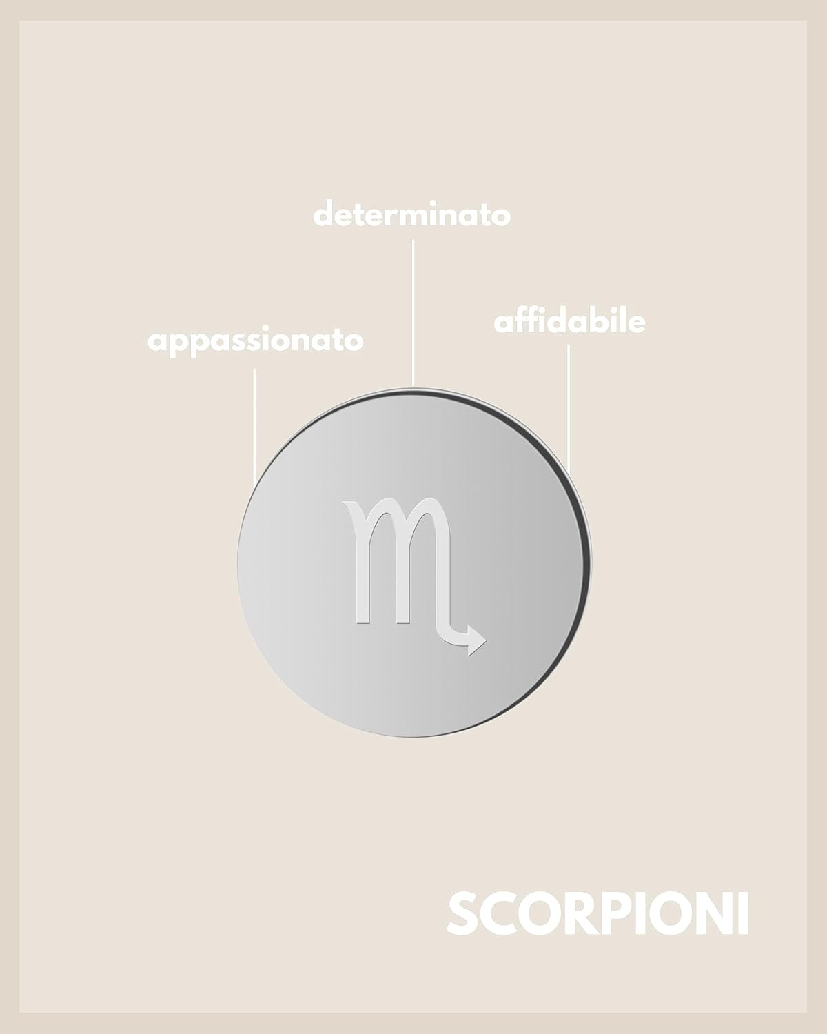 Thumbnail 1 de GD GOOD.designs Catena zodiacale oro 18 carati impermeabile in acciaio inox con ciondolo dell’oroscopo