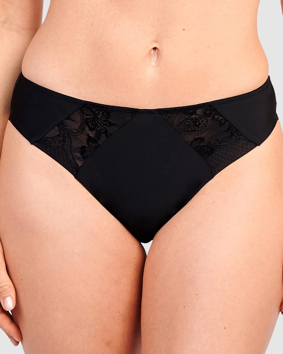 Thumbnail 2 de Sans Complexe Tanga Femme – Dentelle visuelle et microfibre douce, confort et invisibilité