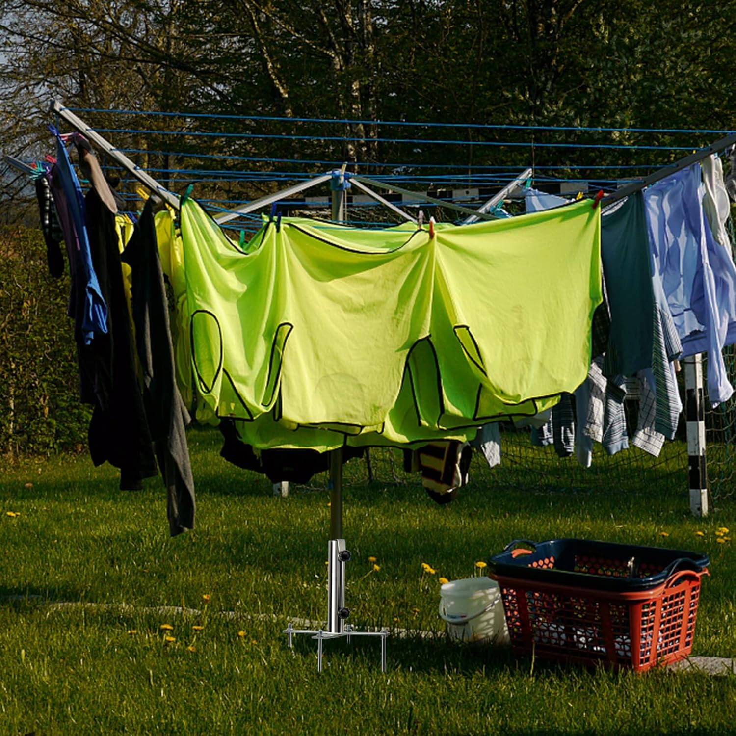 Thumbnail 4 de LEcylankEr Sonnenschirmständer aus Schwermetall mit Erdspieß – für Schirmstöcke 29–41 mm