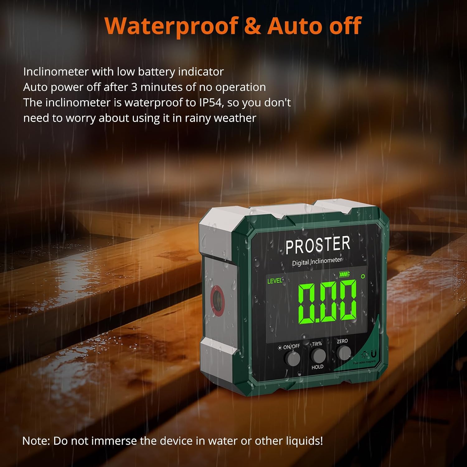 Detalle de Proster Digital Angle Finder IP54
