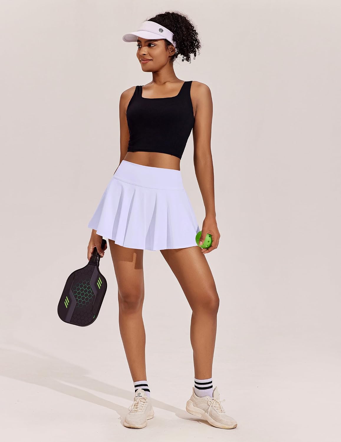Thumbnail 5 de PINSPARK Women's Tennis Skirt with Pleats, Pockets & Built-in Shorts