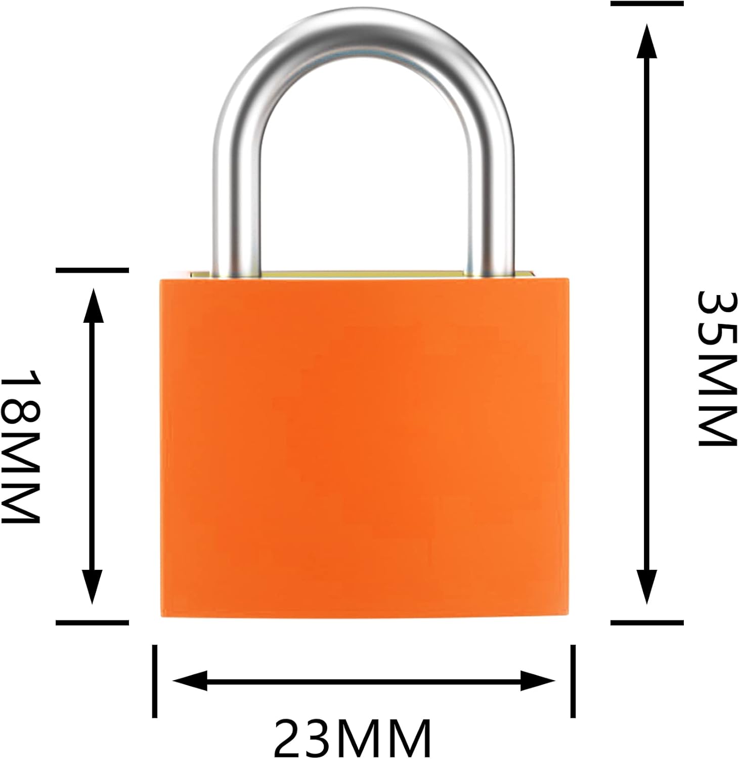 Detalle de Taiyeestar 10 Pcs Colourful Luggage Locks with Keys – Small Brass Padlocks for Travel