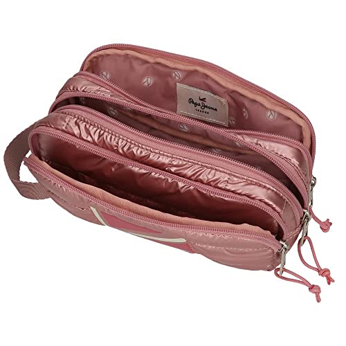 Thumbnail 3 de Pepe Jeans Carol Estuche Triple Rosa 🌸 22x10x9 cms