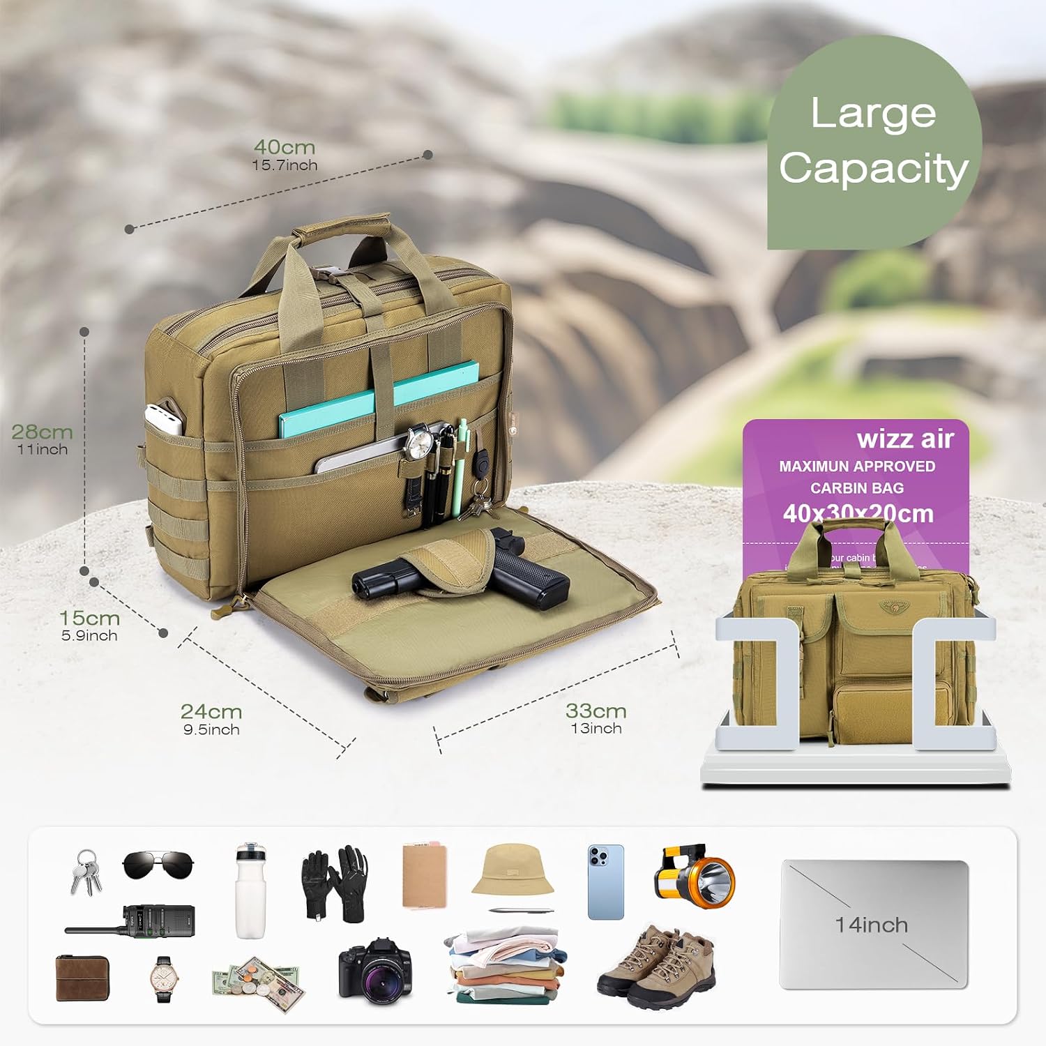 Detalle de SPAHER Borsa Porta PC 15,7" Ventiquattrore
