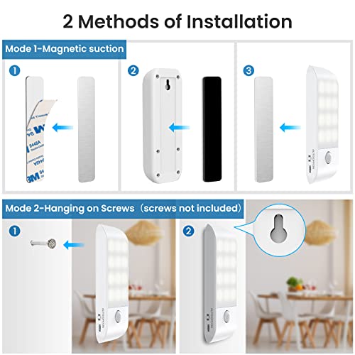 Thumbnail 5 de TEAMPD USB Rechargeable Motion Sensor Night Lights, 2-Pack, 3 Modes