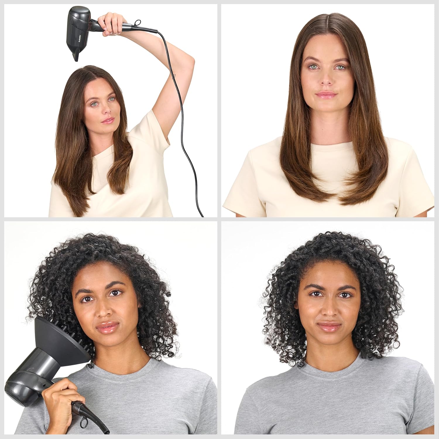 Thumbnail 1 de BaByliss Titanium Shine D6200DE – sèche-cheveux compact ionique avec diffuseur