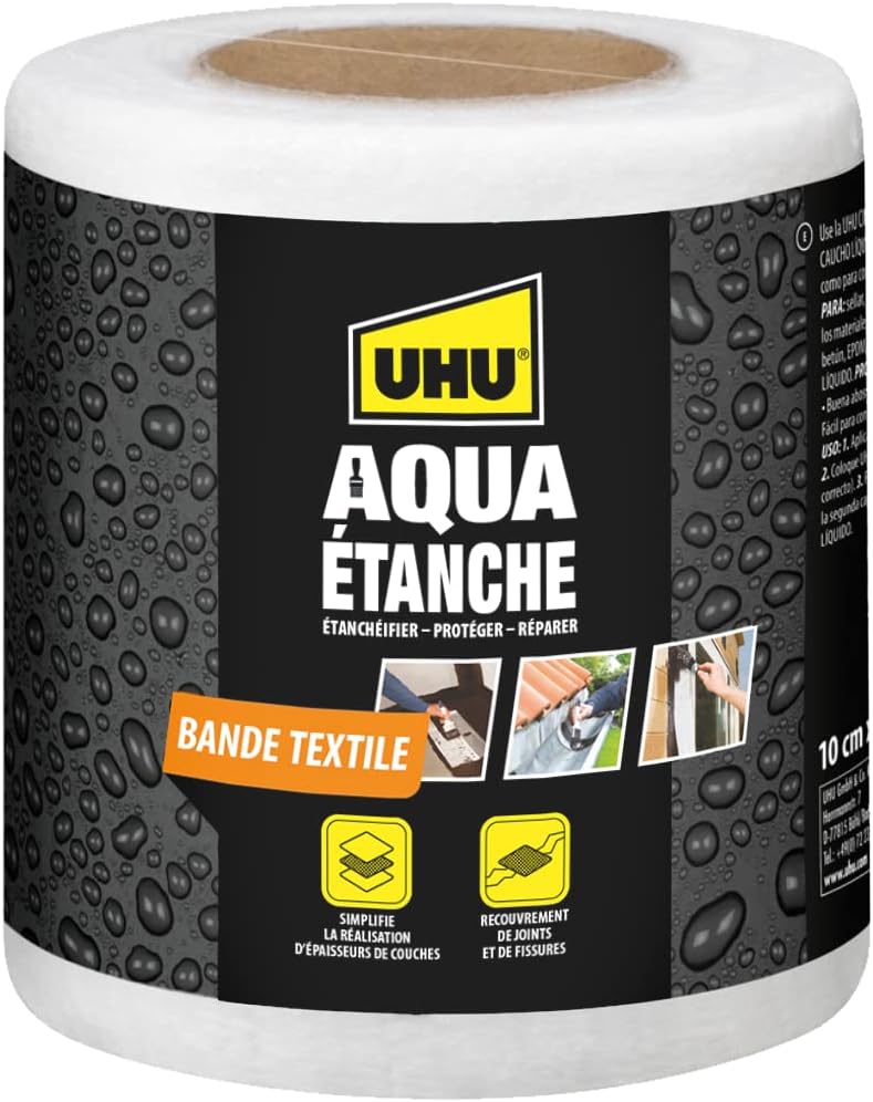 Thumbnail 6 de UHU Aqua Etanche – Kit de Réparation Complet avec Enduit d'Étanchéité (750 ml)