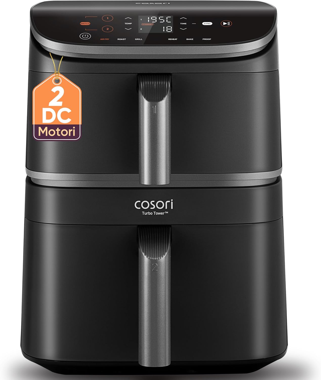 Detalle de COSORI Turbo Tower CAF-DC111 10,8L friggitrice ad aria
