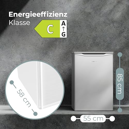 Detalle de Clatronic Gefrierschrank klein GS 102 weiß – 87 L, 85 cm, leise, Energieklasse C