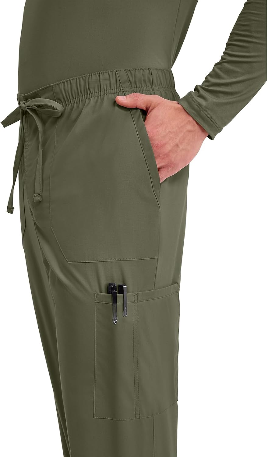 Detalle 2 de Cherokee Men's Scrub Pants, Polyester-Cotton Blend