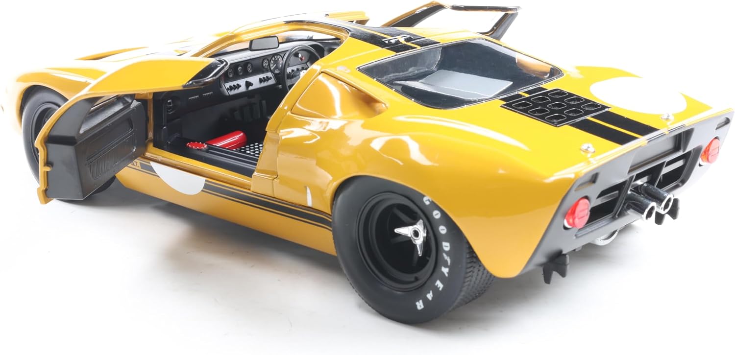 Thumbnail 4 de Solido Ford GT40 MK.1 1968, żółty metalowy model kolekcjonerski 1:18