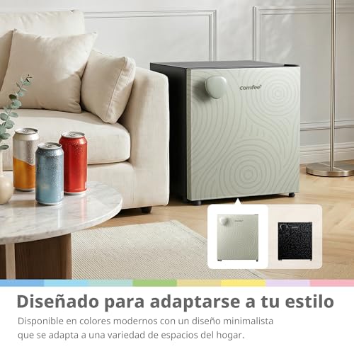 Thumbnail 6 de COMFEE' RCD48GF2EUY(E) Refrigerador Mini 43L — una puerta, diseño retro en verde