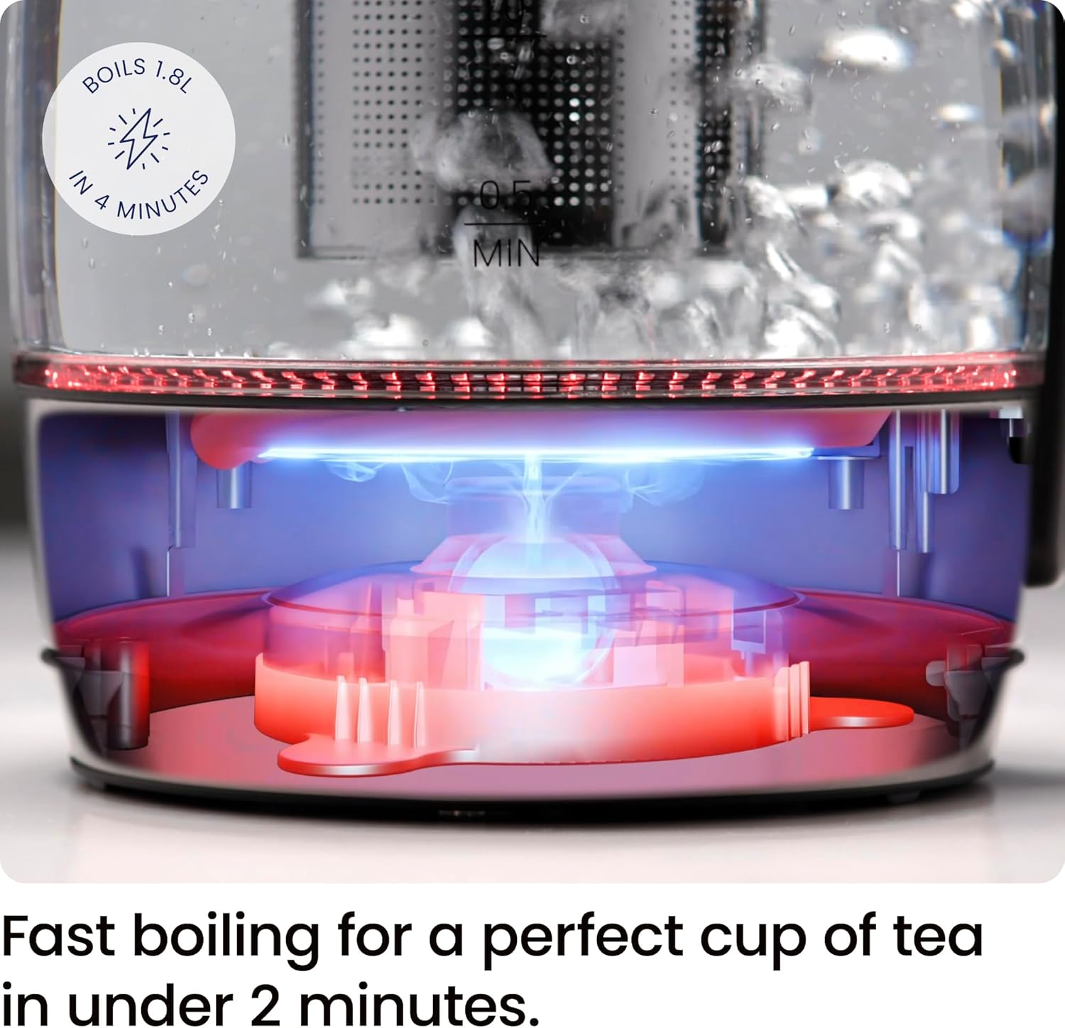 Thumbnail 1 de Chefman Electric Kettle for Boiling Water, 1.8L 1500W with Temperature Control