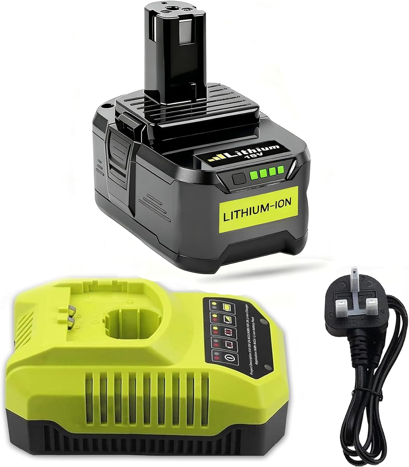 Detalle de 18V 6.0Ah Lithium Battery for Ryobi One+
