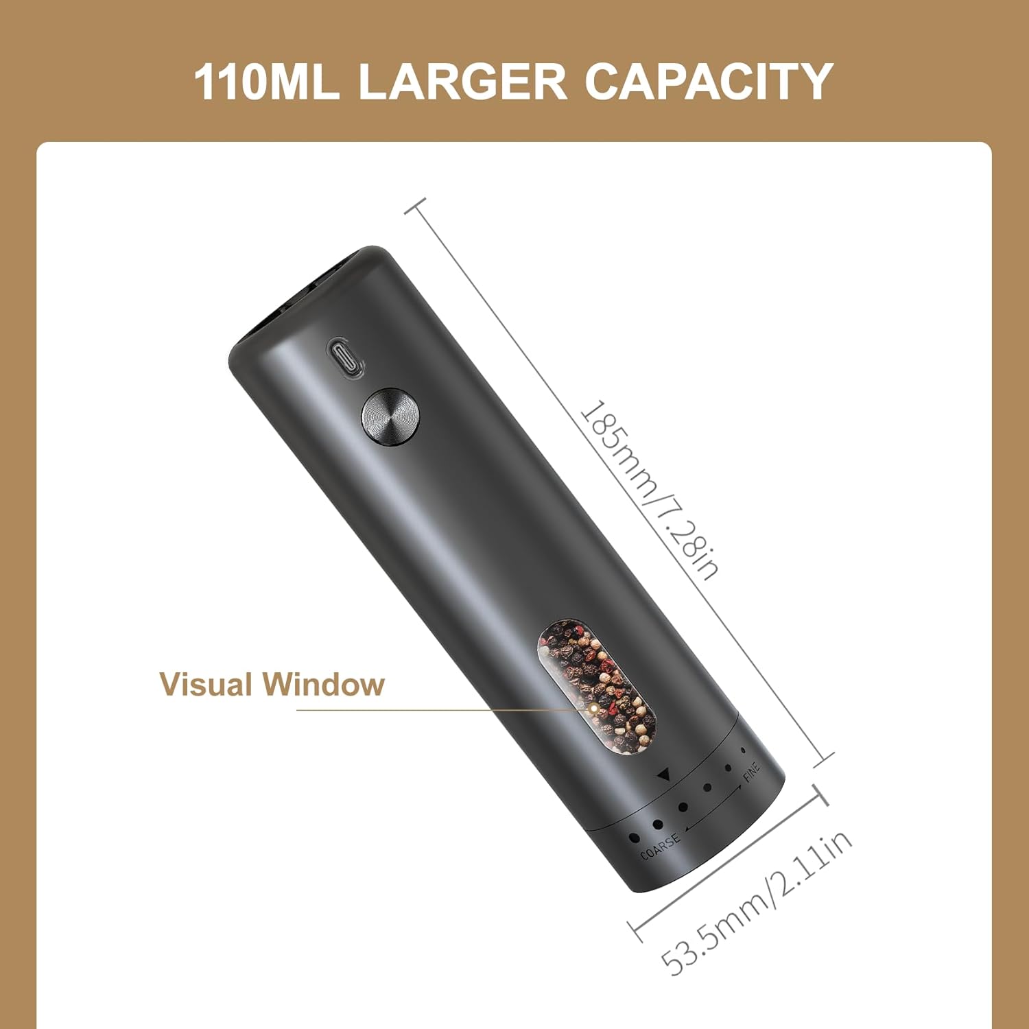 Thumbnail 2 de Molinillos sal y pimienta eléctricos 110 ml
