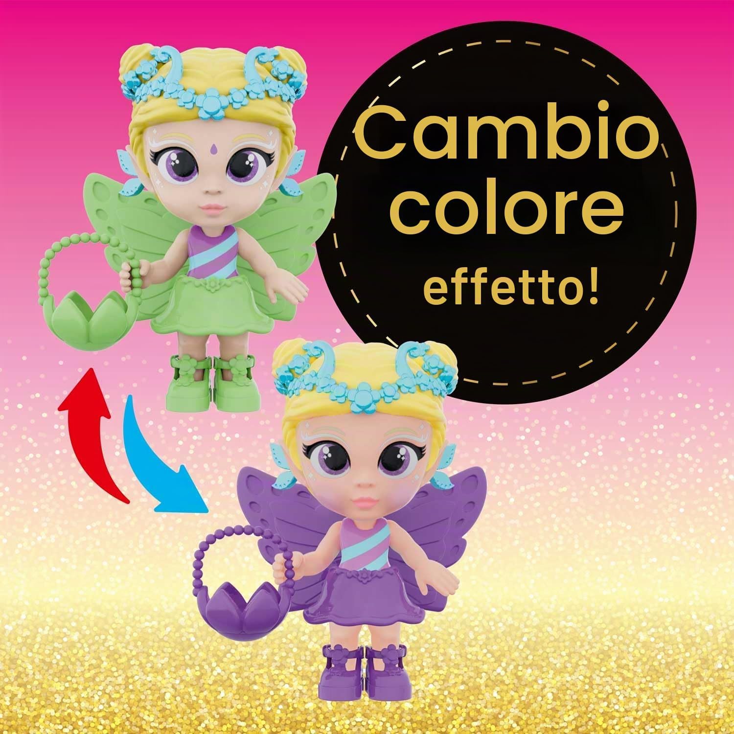 Detalle 2 de CRAZE Fairy In My Pocket | Set di 2 fate con ali e statuette da collezione