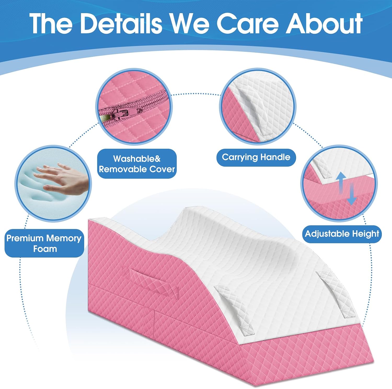 Thumbnail 3 de TranquilRelax Leg Elevation Pillow, Memory Foam