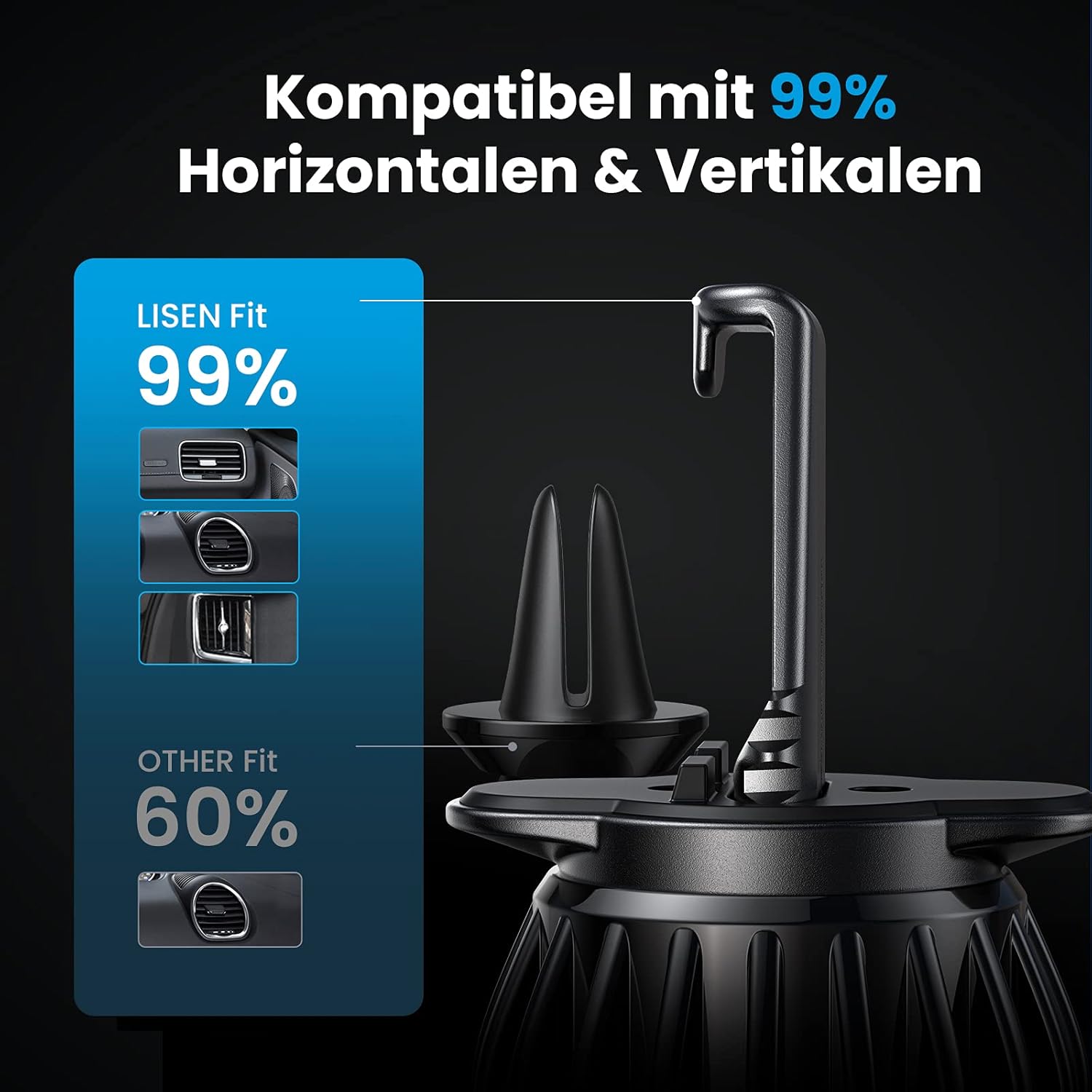 Thumbnail 5 de LISEN Handyhalterung Auto 6 Magneten