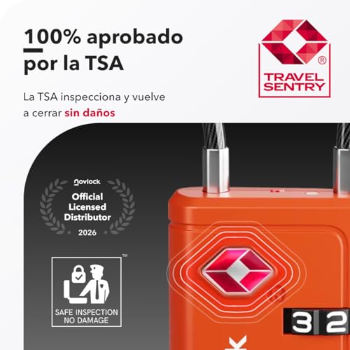 Thumbnail 2 de Candados TSA con indicador de apertura – NovLock (4 uds)