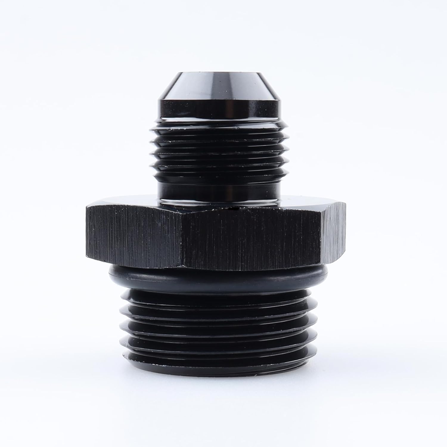 Detalle de AC Performance -6 AN to -10 ORB Fitting Adapter (Male Flare to Male ORB O-ring) in Black