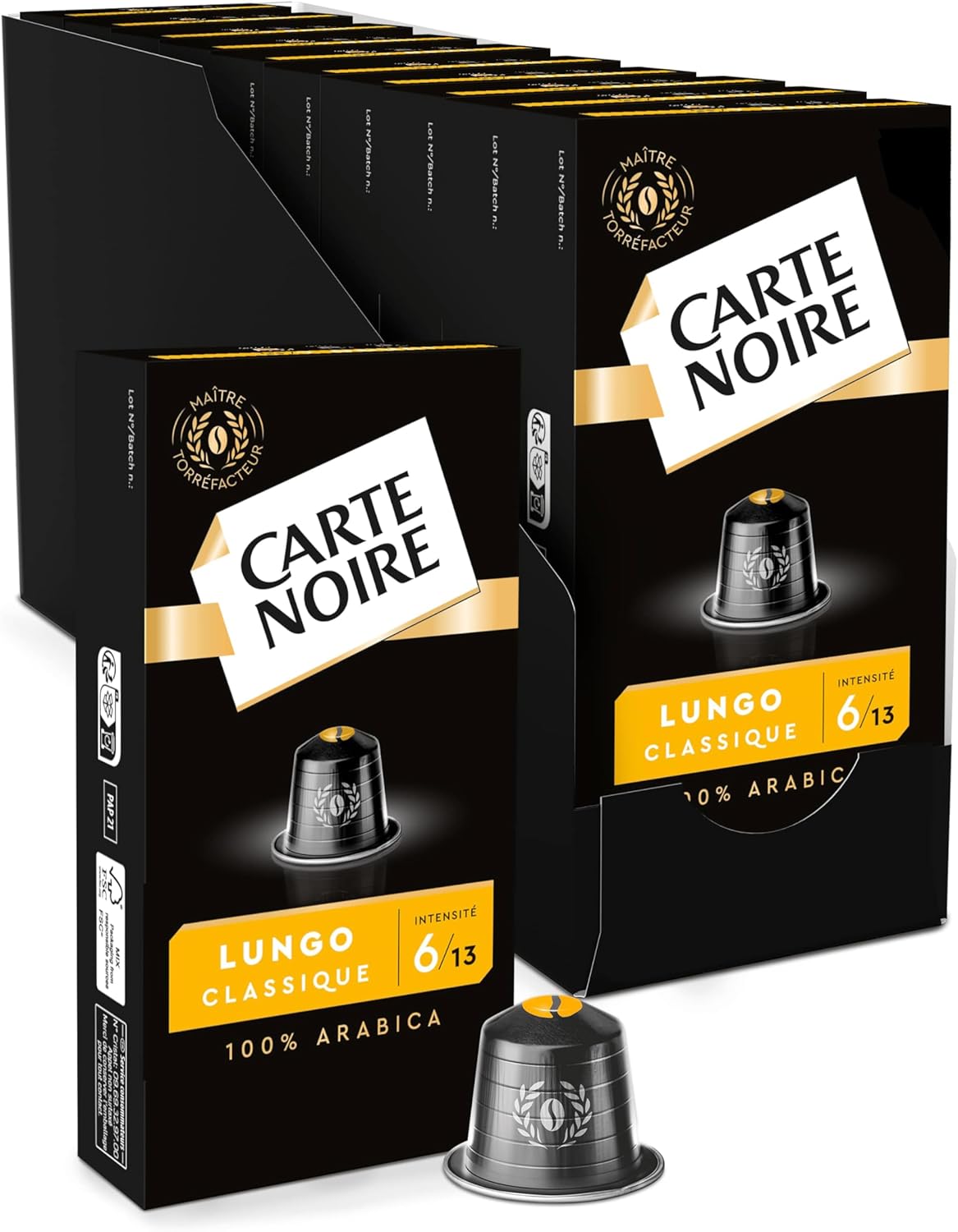 Detalle de CARTE NOIRE Espresso Lungo 100 capsules