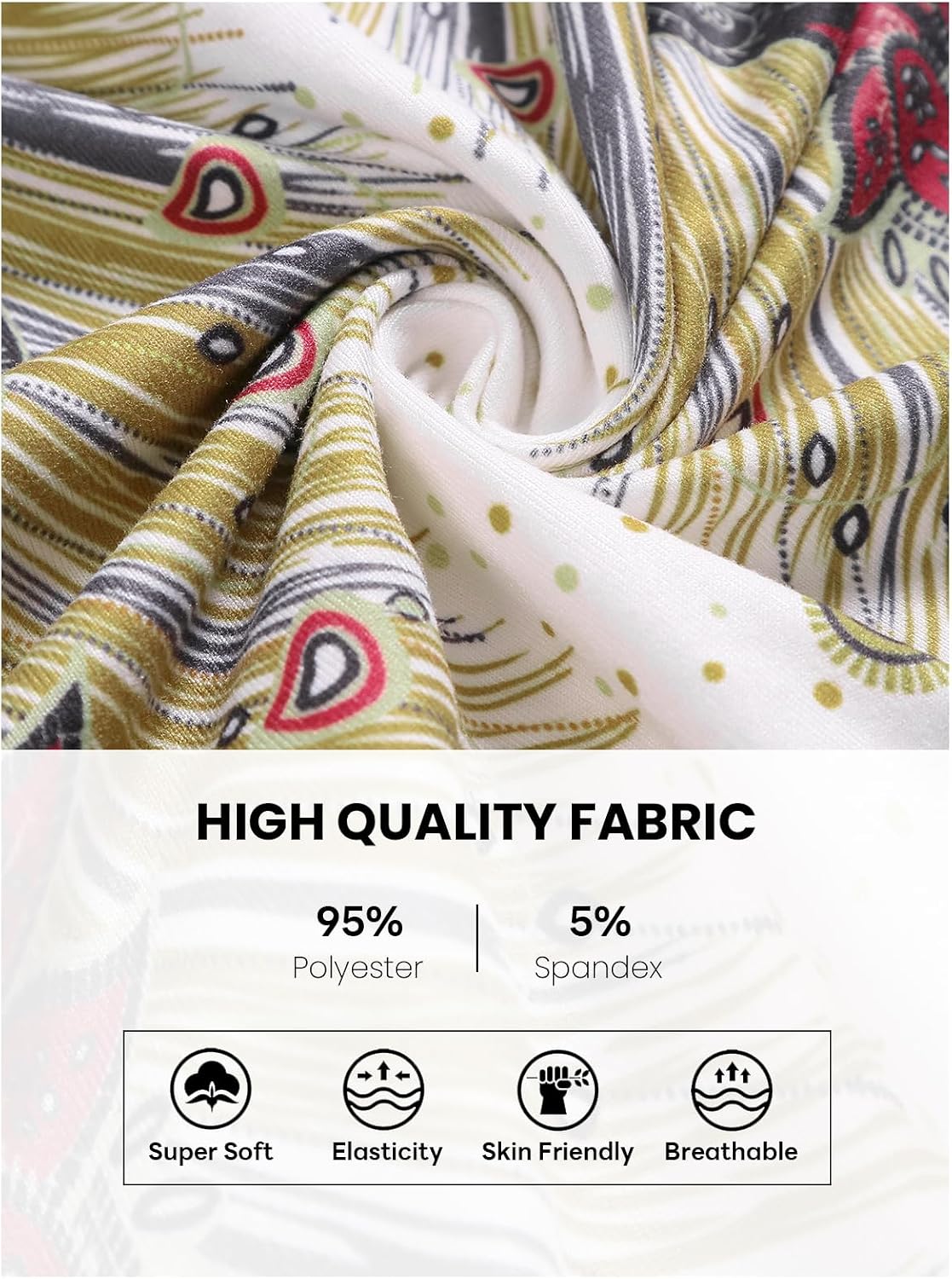 Detalle 1 de QIANXIZHAN harem pants for yoga, 95% polyester