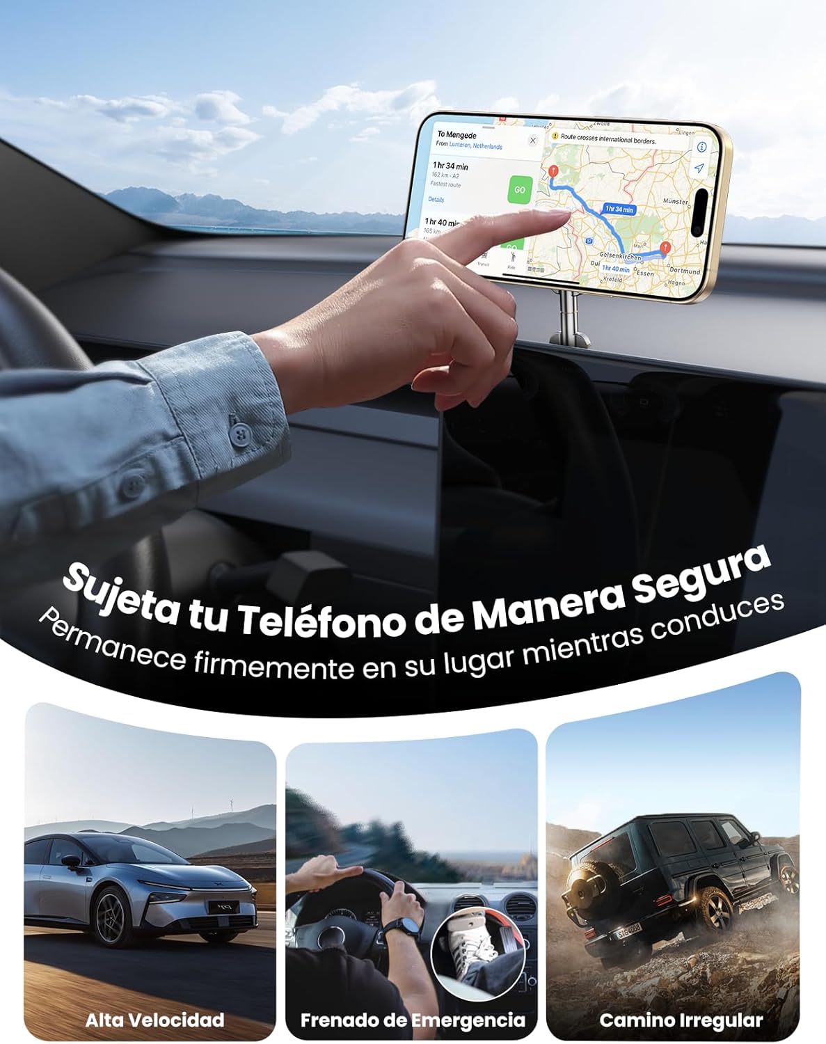 Thumbnail 6 de EOIWUY soporte magnético coche MagSafe 360°