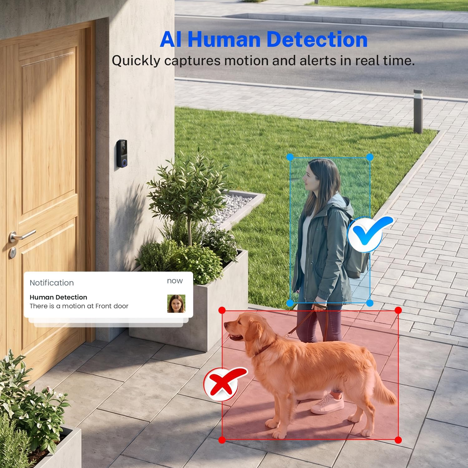 Thumbnail 2 de ModeJump 1080P Battery Wireless Security Camera with AI Human Detection