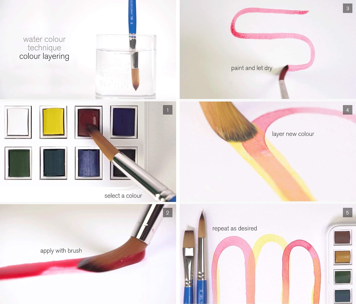 Thumbnail 6 de Winsor & Newton Cotman Compact Aquarellfarben Set – 14 Farbtöne in 1/2 Näpfen, lebendige, lichtechte Wasserfarben