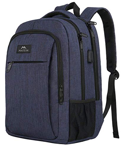Detalle 2 de MATEIN Mochila 15.6 con USB antirrobo