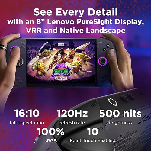 Detalle de Lenovo Legion Go S Gaming Console (8-Inch, Nebula Nocturne Black)