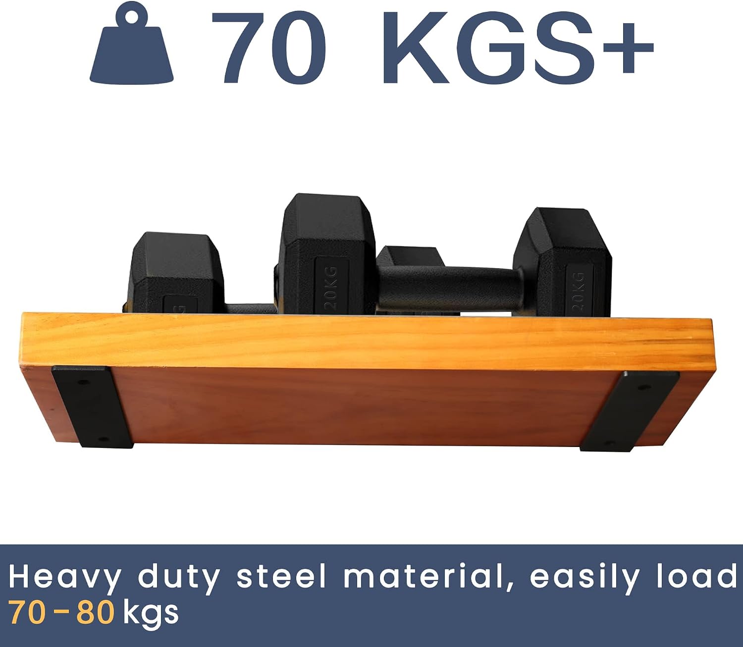 Detalle 2 de ITHKFU Equerre Etagere hyllkonsoler, 15 cm, svart järn, 6-pack