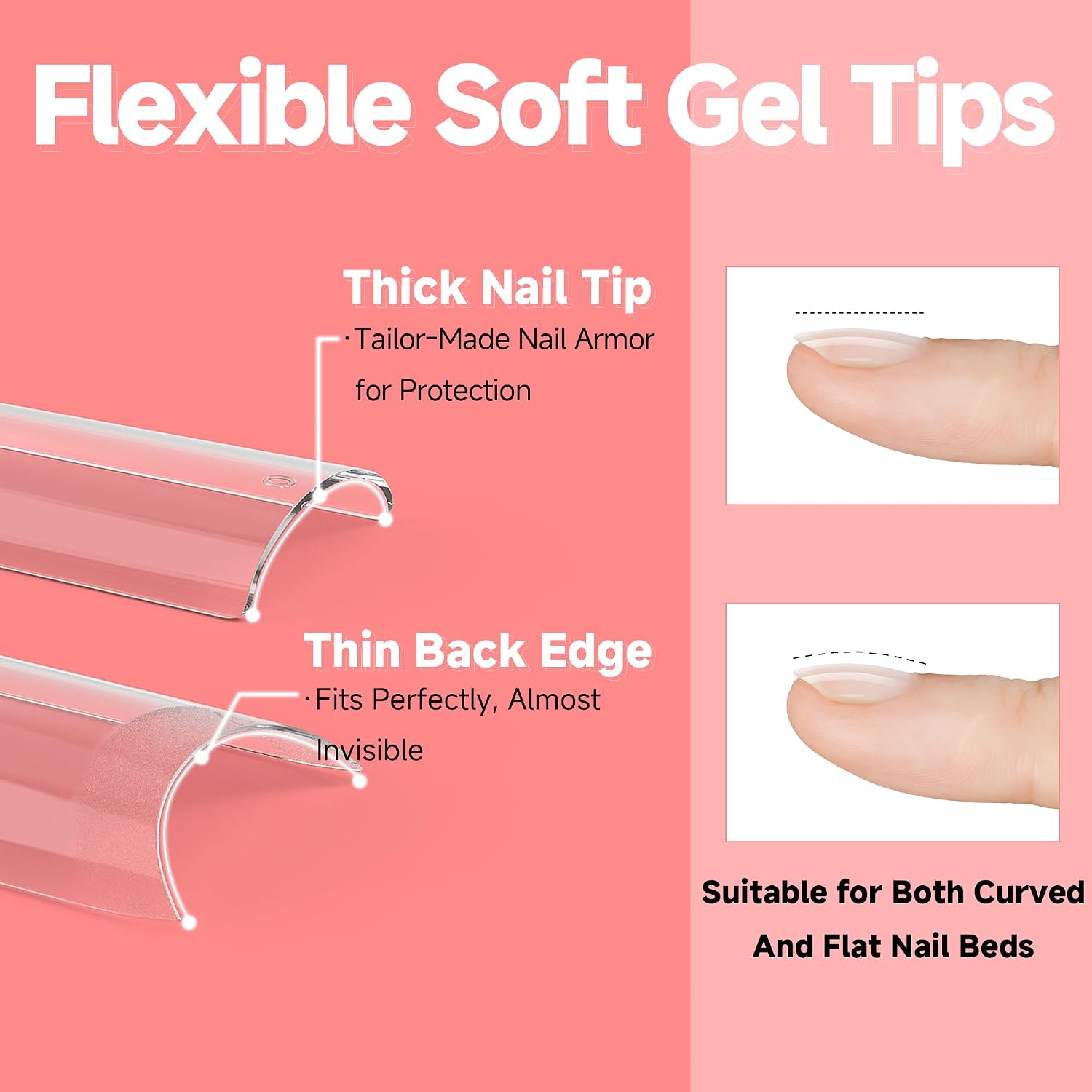 Detalle de UNA GELLA Nail Tips, 3XL