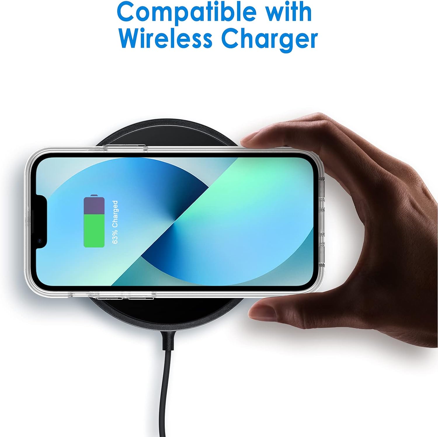Thumbnail 3 de JETech Case for iPhone 13 6.1-Inch — Clear, Non-Yellowing, Shockproof Bumper Cover
