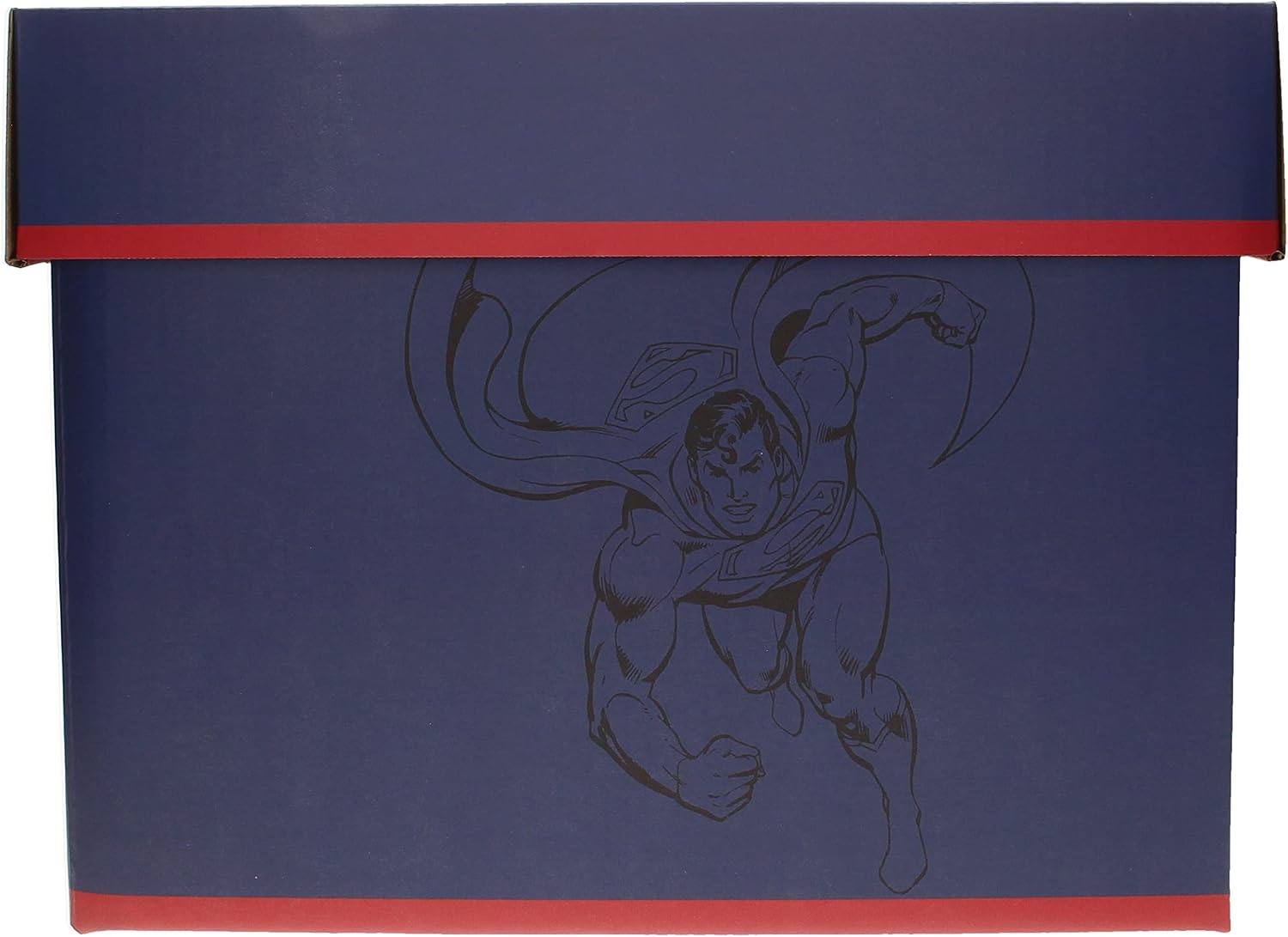 Detalle 2 de SD TOYS SDTWRN20204 Superman Storage Box, Cardboard, 40 x 21 x 30 cm