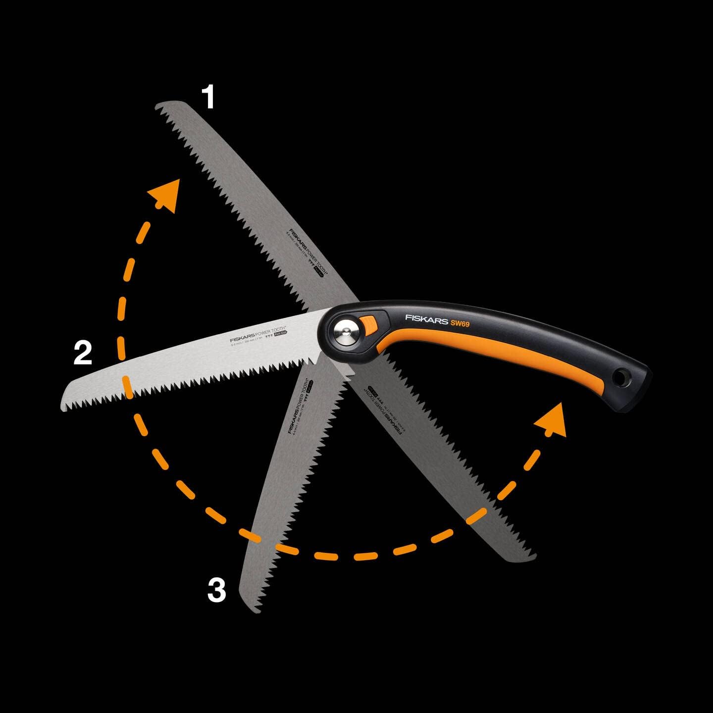 Thumbnail 6 de Fiskars Plus Klappsäge SW69 21 cm – Vielseitige Klappsäge für dicke Stämme und Äste