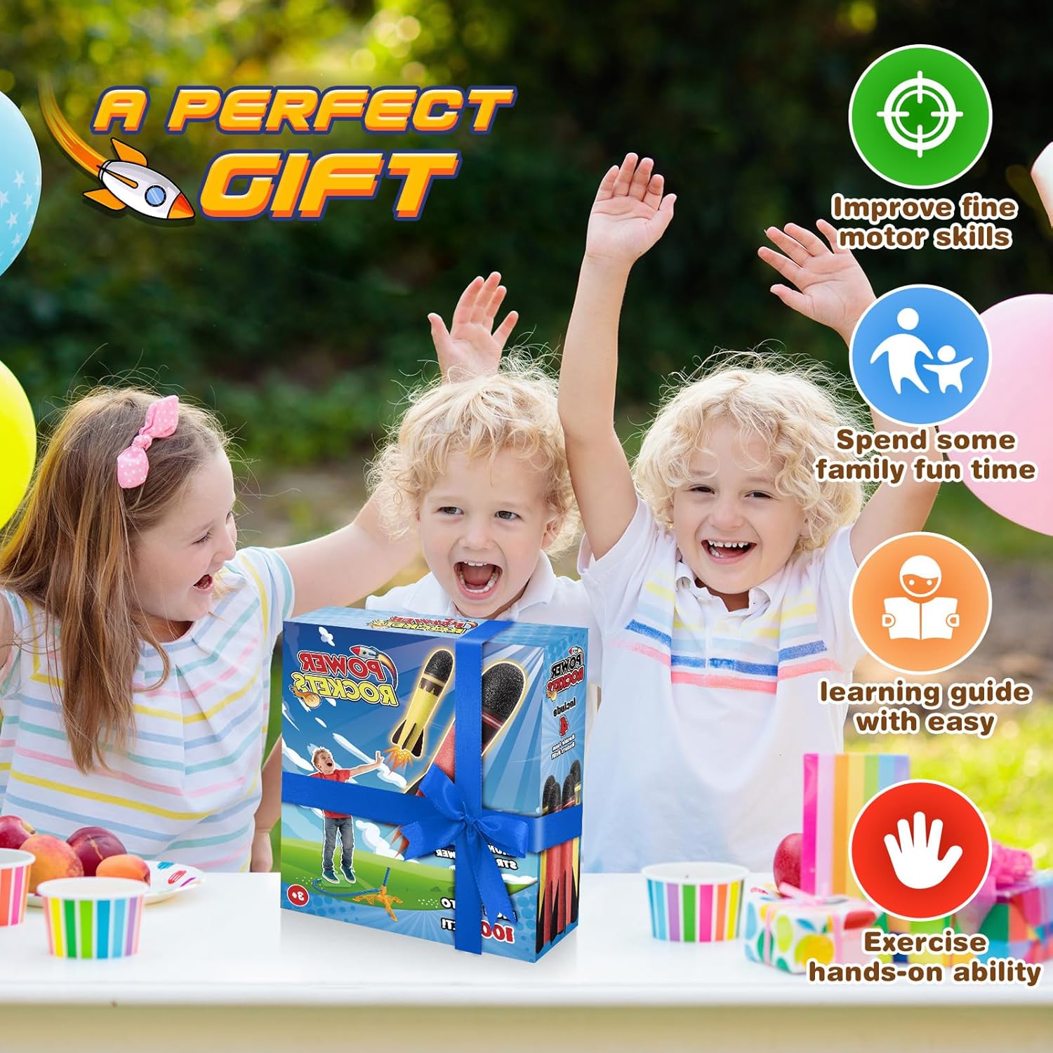 Thumbnail 6 de Anginne Kids Stomp Rocket Outdoor Toy for Ages 3-9 🚀