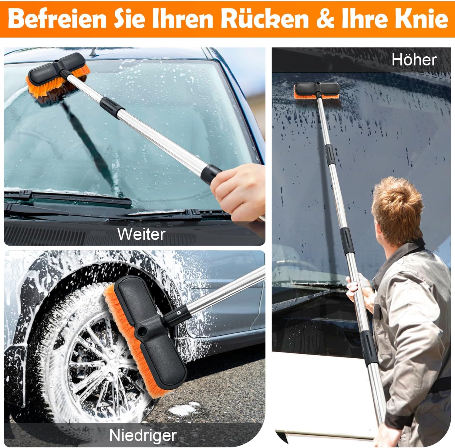 Thumbnail 5 de Autowaschbürste weiche Borsten 25 cm