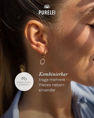 Detalle de Purelei Creolen aus Edelstahl