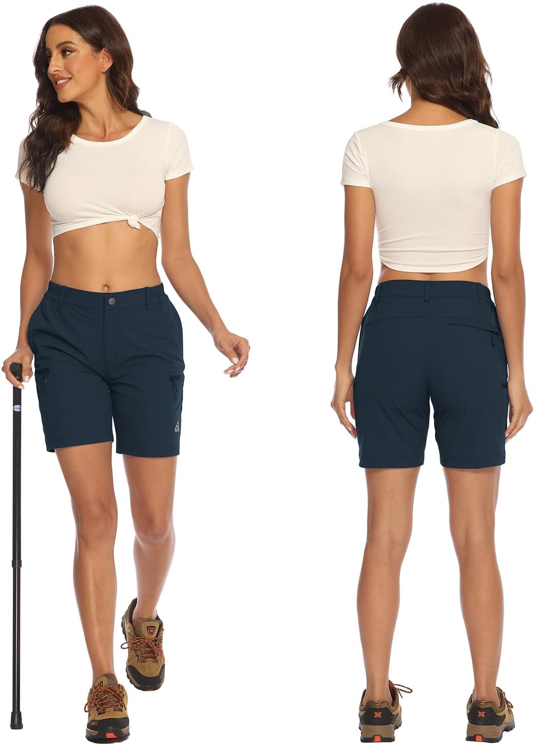 Thumbnail 1 de donhobo Women's Walking Hiking Shorts – Lightweight Quick-Dry Cargo Shorts for Outdoor Activity