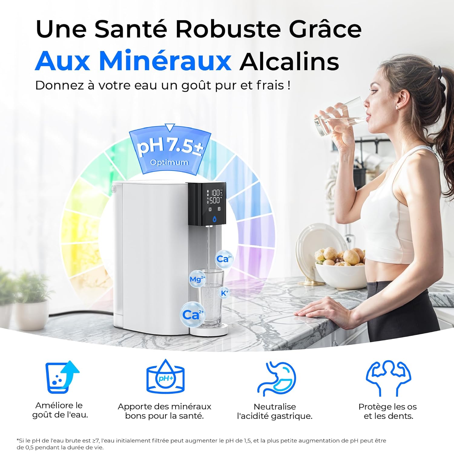 Thumbnail 3 de Waterdrop CoreRO Système d’Osmose Inverse WD-C1SL — Filtration sur comptoir en 7 étapes, minéraux alcalins et sans installation
