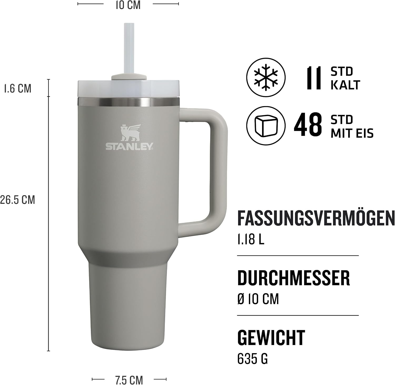 Detalle 2 de Stanley Quencher H2.0 Flowstate 1,2 L Thermoflasche