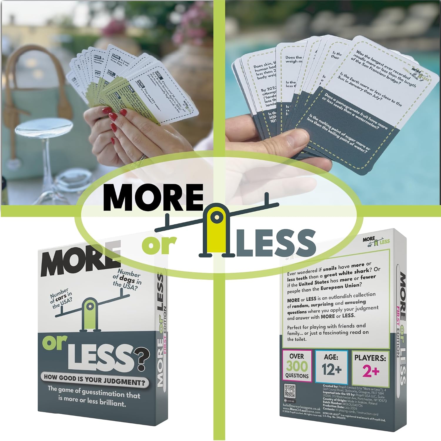 Thumbnail 6 de More or Less Card Game First Edition