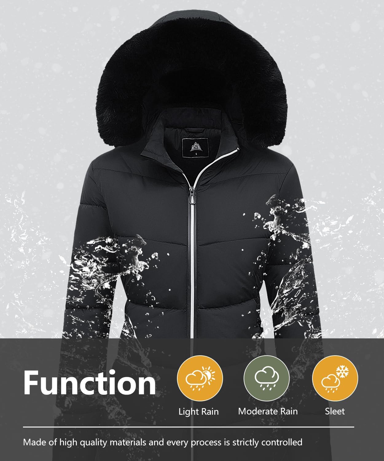 Thumbnail 5 de MOERDENG Women's Winter Down Puffer Jacket