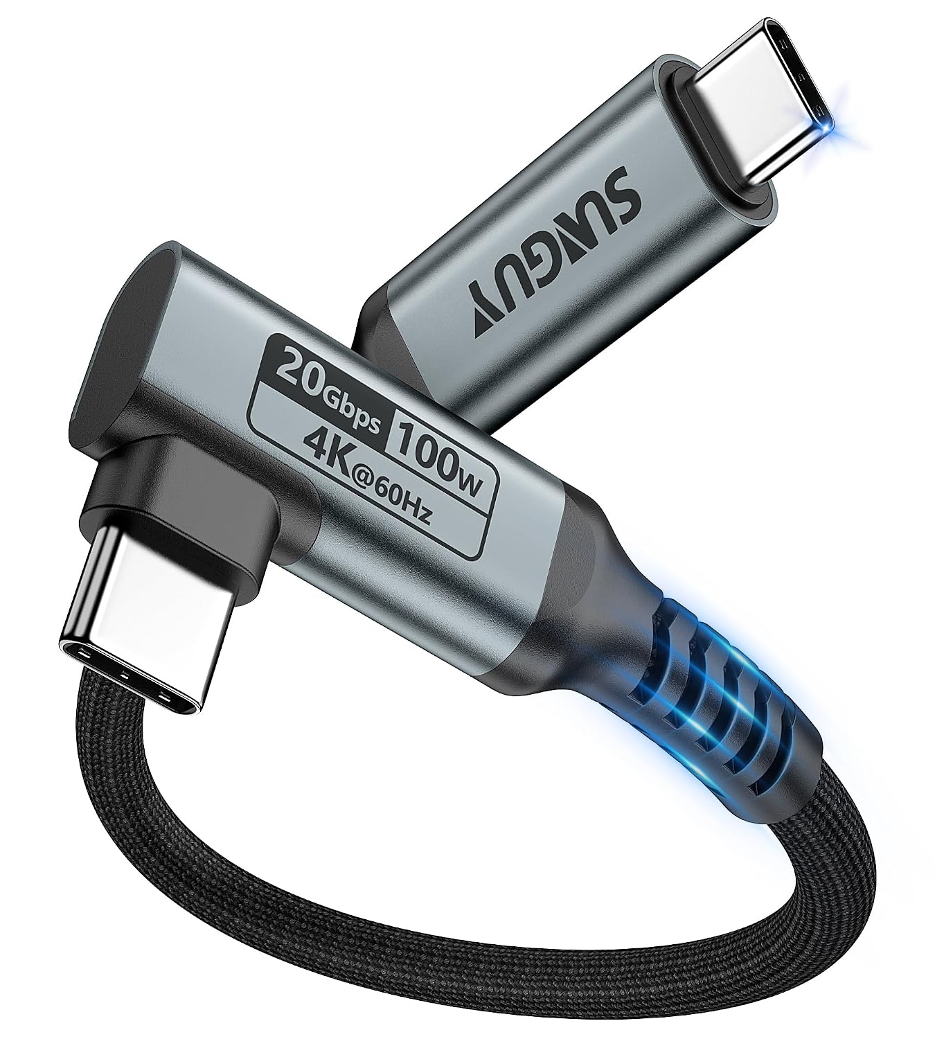 Detalle de SUNGUY Cable USB C 100W 0,3 m
